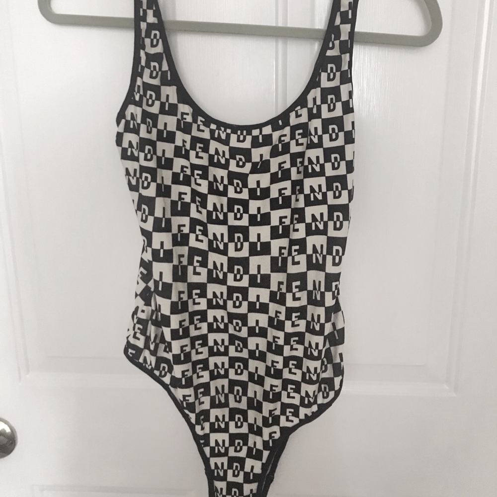 Fendi one piece bathing suit